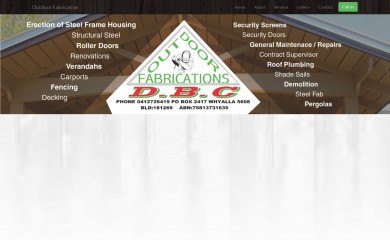 dbcfab.com.au screenshot