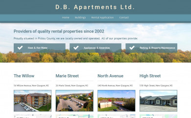 dbapartments.ca screenshot