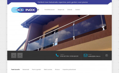 dcc-inox.ro screenshot