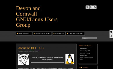 dcglug.org.uk screenshot