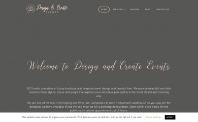dcevents.co.uk screenshot