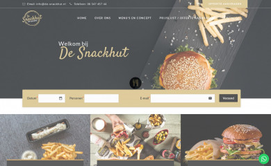 de-snackhut.nl screenshot