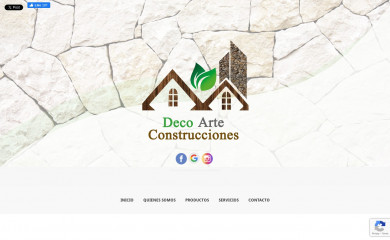 decoarteconstrucciones.cl screenshot