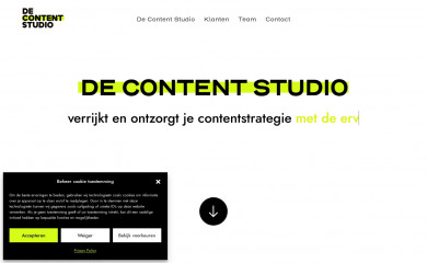 decontentstudio.be screenshot