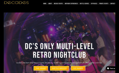 decadesdc.com screenshot