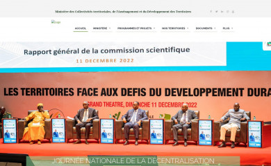 decentralisation.gouv.sn screenshot