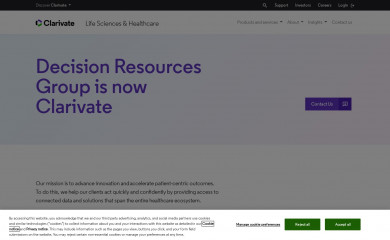 https://decisionresourcesgroup.com screenshot