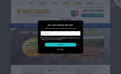 deckhelmet.com screenshot