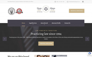 deanhineslawyer.com screenshot