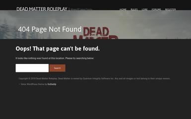 deadmatterroleplay.com screenshot