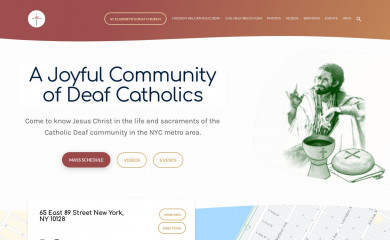 deafcathnyc.org screenshot