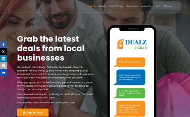 dealz4grab.com screenshot
