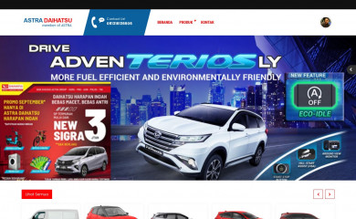 dealerdaihatsubekasi.com screenshot