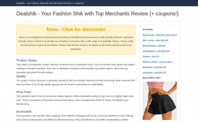 dealshik.com screenshot