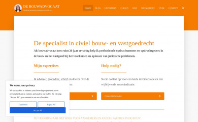 debouwadvocaat.nl screenshot