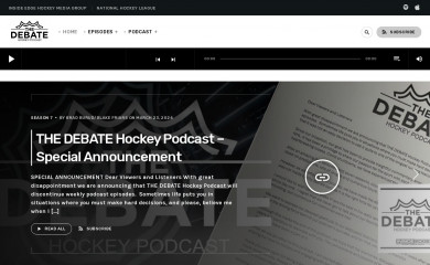 debatehockey.com screenshot