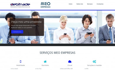 debitrade.pt screenshot