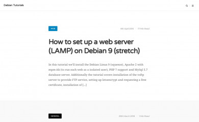 debiantutorials.com screenshot