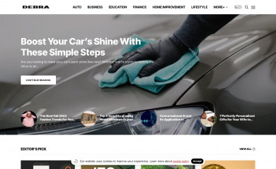 debrabernier.com screenshot