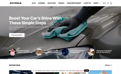 debrabernier.com screenshot