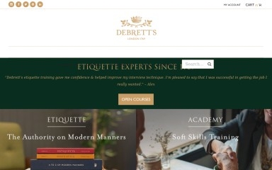 debretts.com screenshot