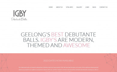 debutanteball.com.au screenshot