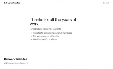 debwork.com screenshot