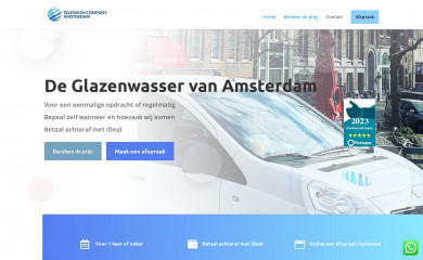 deglazenwasser.amsterdam screenshot