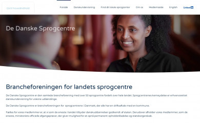 dedanskesprogcentre.dk screenshot