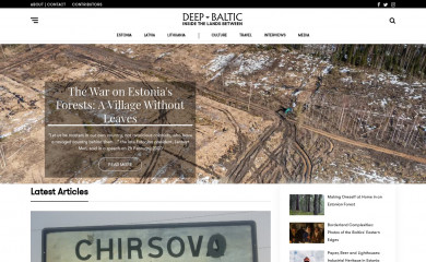 deepbaltic.com screenshot