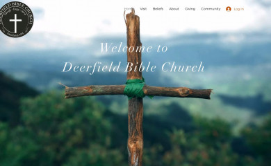 deerfieldbiblechurch.org screenshot