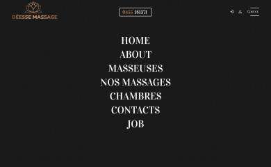 deesse-massage.be screenshot