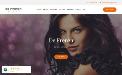 defrenzasalon.com.au screenshot