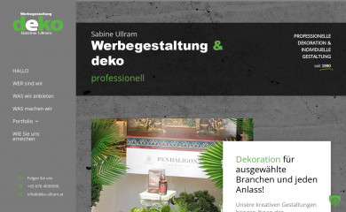 deko-ullram.at screenshot