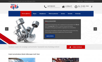 dekoautoparts.pl screenshot