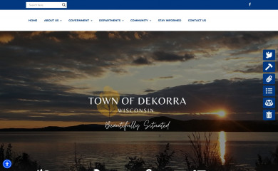 dekorra-wi.gov screenshot