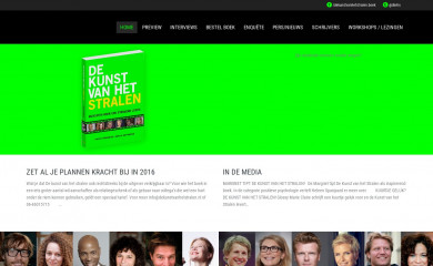 dekunstvanhetstralen.nl screenshot