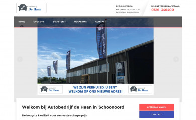 dehaanautobedrijf.nl screenshot