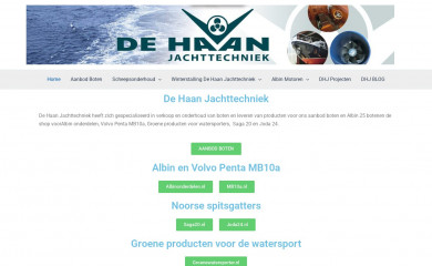 dehaanjachttechniek.nl screenshot