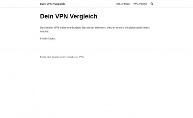 deinvpnvergleich.de screenshot