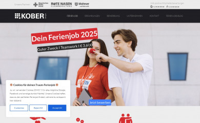deinferienjob.com screenshot