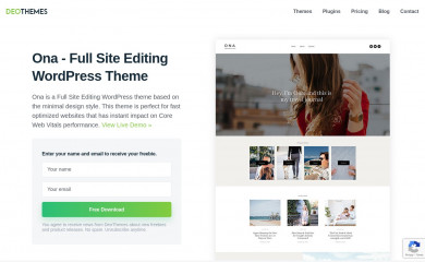 https://deothemes.com/freebies/ona-full-site-editing-wordpress-theme/ screenshot