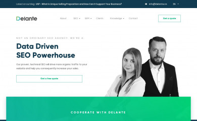 delante.co screenshot