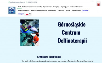 delfinoterapia.org.pl screenshot