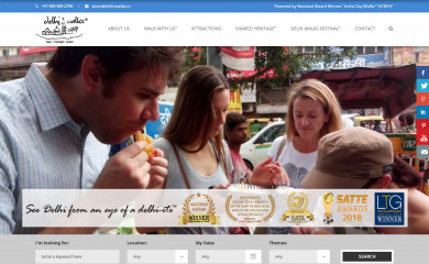 delhiwalks.in screenshot