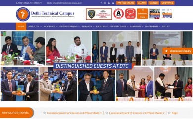 delhitechnicalcampus.ac.in screenshot