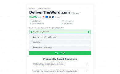 delivertheword.com screenshot