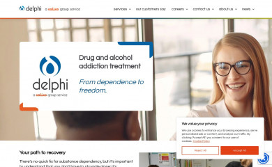 delphimedical.co.uk screenshot