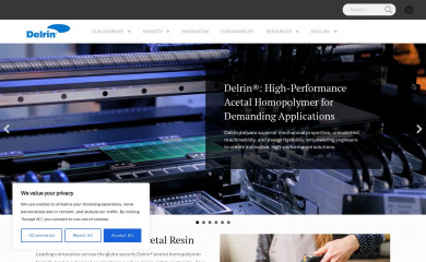 delrin.com screenshot