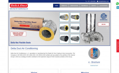 deltaduct.com screenshot